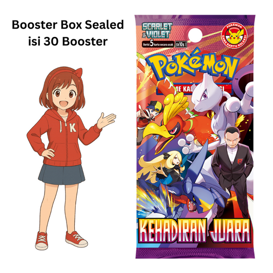 Pokémon Game Kartu Koleksi Scarlet & Violet Booster Box “Kehadiran Juara”