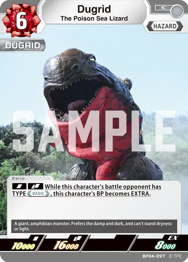 The Poison Sea Lizard Dugrid BP04-097