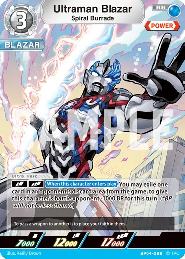 Ultraman Blazar Spiral Burrade BP04-088