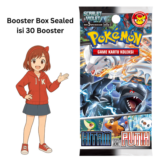 Pokémon Game Kartu Koleksi Scarlet & Violet Booster Box “Hitam & Putih”