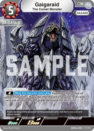 The Comet Monster Gaigaraid  BP04-093