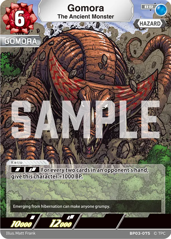 The Ancient Monster Gomora BP03-075