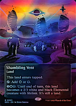 Shambling Vent (0083 - Borderless Poster) FOIL