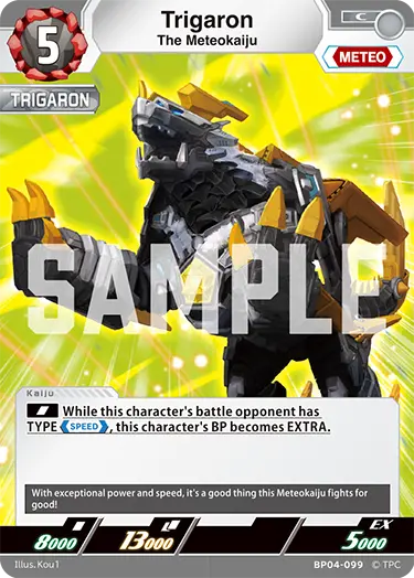 The Meteokaiju Trigaron BP04-099