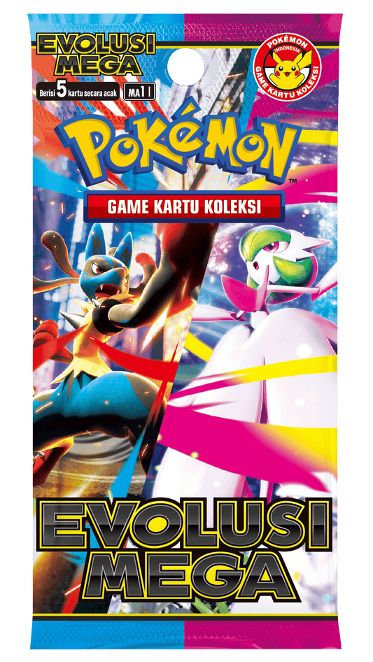 Pokémon Game Kartu Koleksi Evolusi Mega Booster Pack “Evolusi Mega”