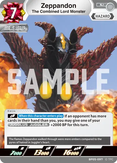 The Combined Lord Monster Zeppandon BP05-097