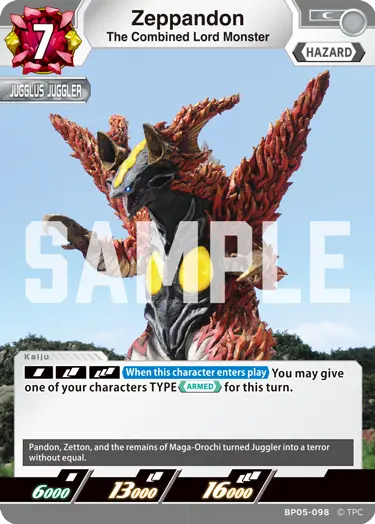 The Combined Lord Monster Zeppandon BP05-098