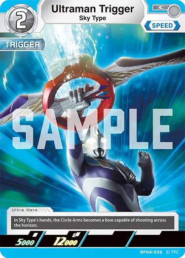 Ultraman Trigger Sky Type BP04-036