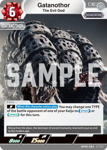 The Evil God Gatanothor BP05-083