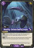 Menasting – Darkness-Dwelling Scorpion