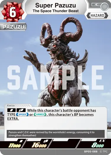 The Space Thunder Beast Super Pazuzu BP05-088