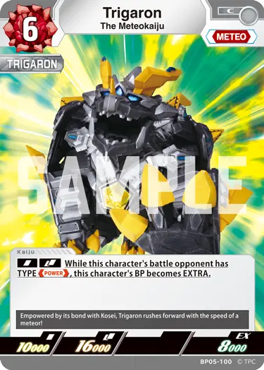 The Meteokaiju Trigaron BP05-100
