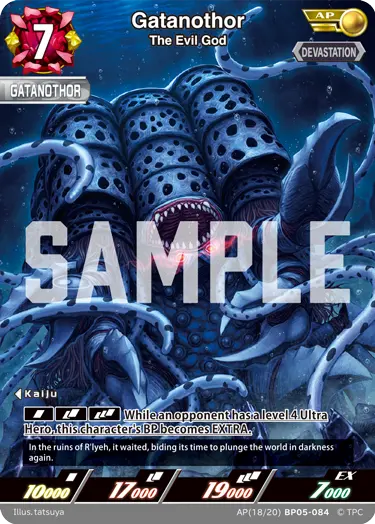 The Evil God Gatanothor AP(18/20)BP05-084