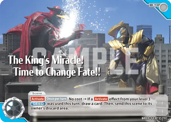 The King's Miracle! Time to Change Fate!! BP05-113