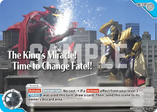 The King's Miracle! Time to Change Fate!! BP05-113