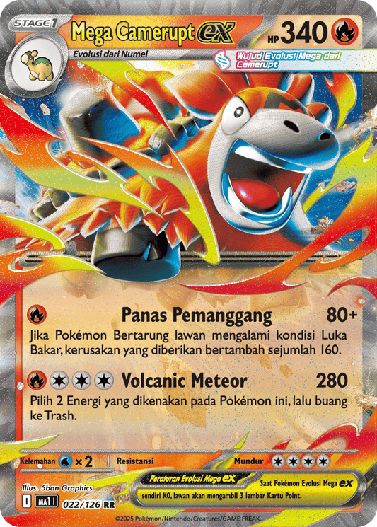 Mega Camerupt ex 022/126