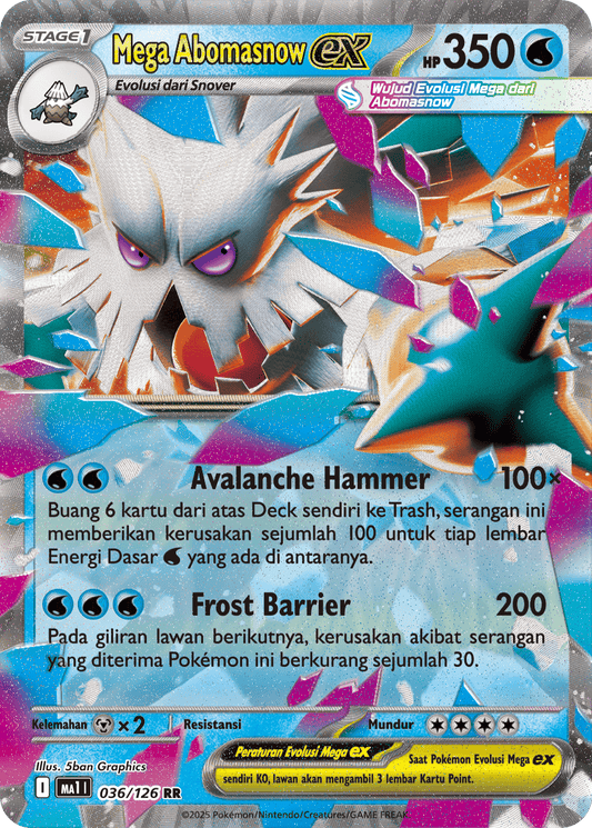 Mega Abomasnow ex  036/126