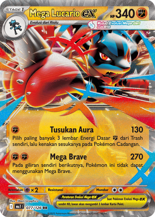 Mega Lucario ex 077/126