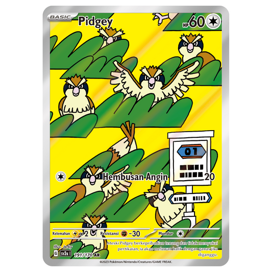 Pokemon Indonesia Pidgey AR